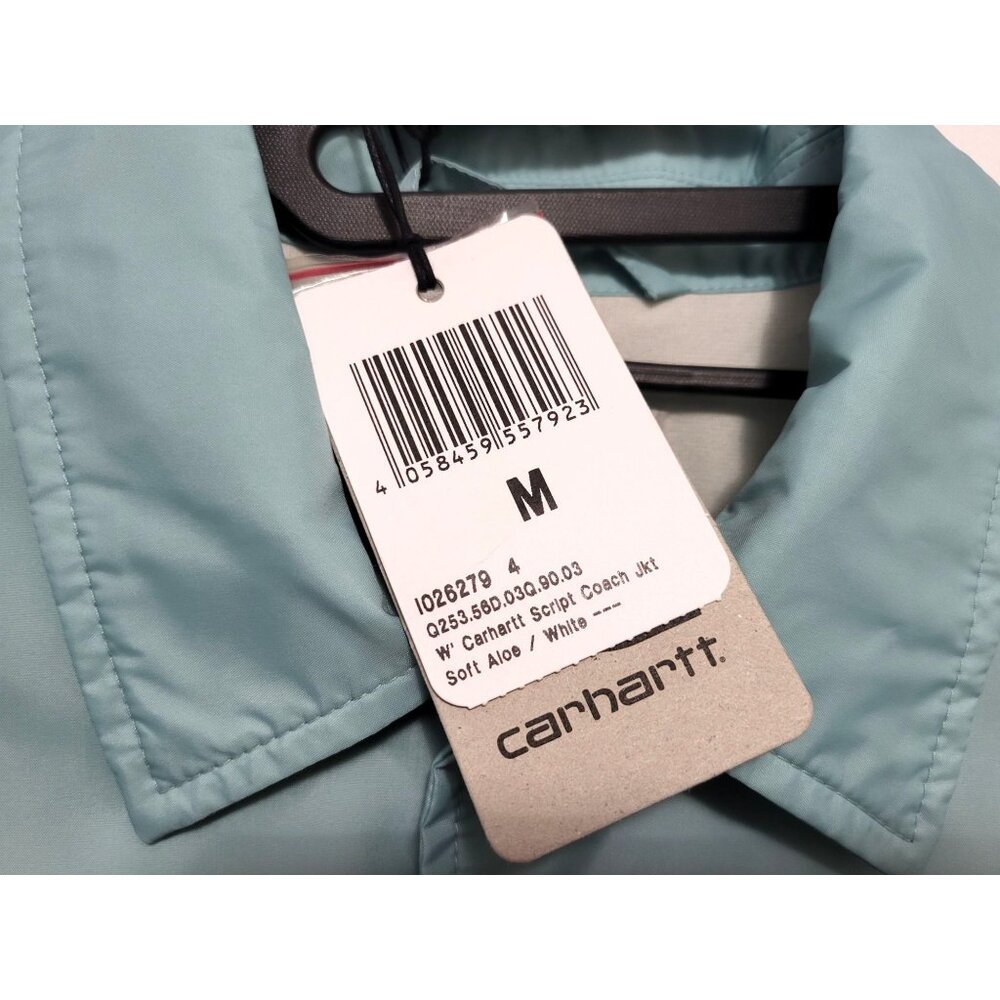 Carhartt WIP Script Coach Jacket Soft Aloe Green … - image 9